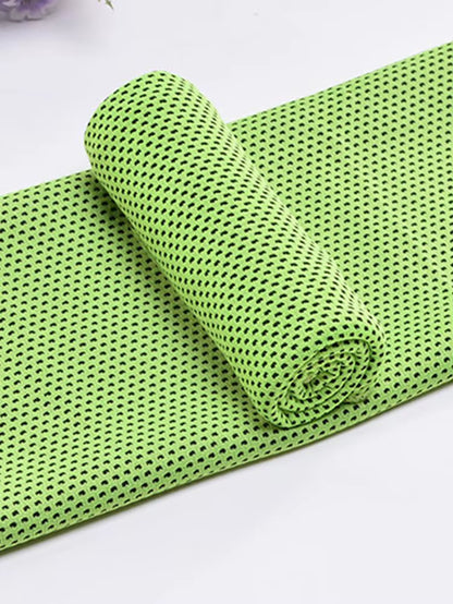 1Pc Cooling Towel Superfiber Cold Towel Wrap Cool Cool Neck Rag Sports Fitness Towel Multi-Color Selection